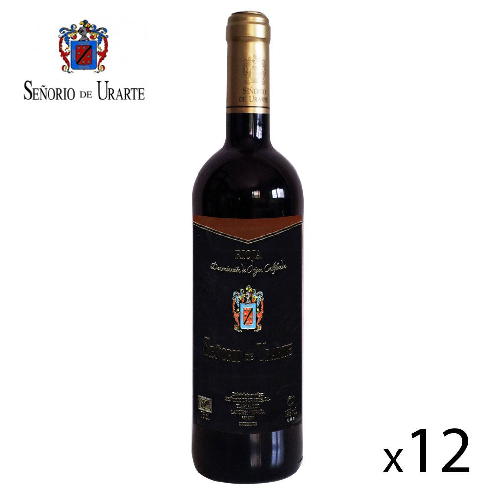 Vino Tinto Reserva Señorío de Urarte" D.O. Rioja - 12 Botellas"