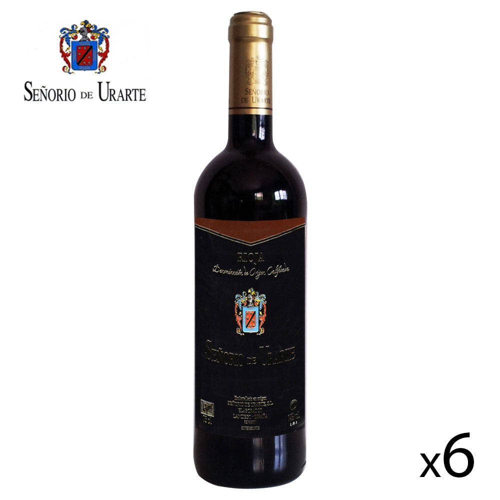 Vino Tinto Reserva Señorío de Urarte" D.O. Rioja - 6 Botellas"